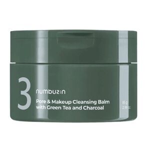 numbuzin No.3 Pore & Makeup Cleansing Balm with Green Tea and Charcoal 85g NEW